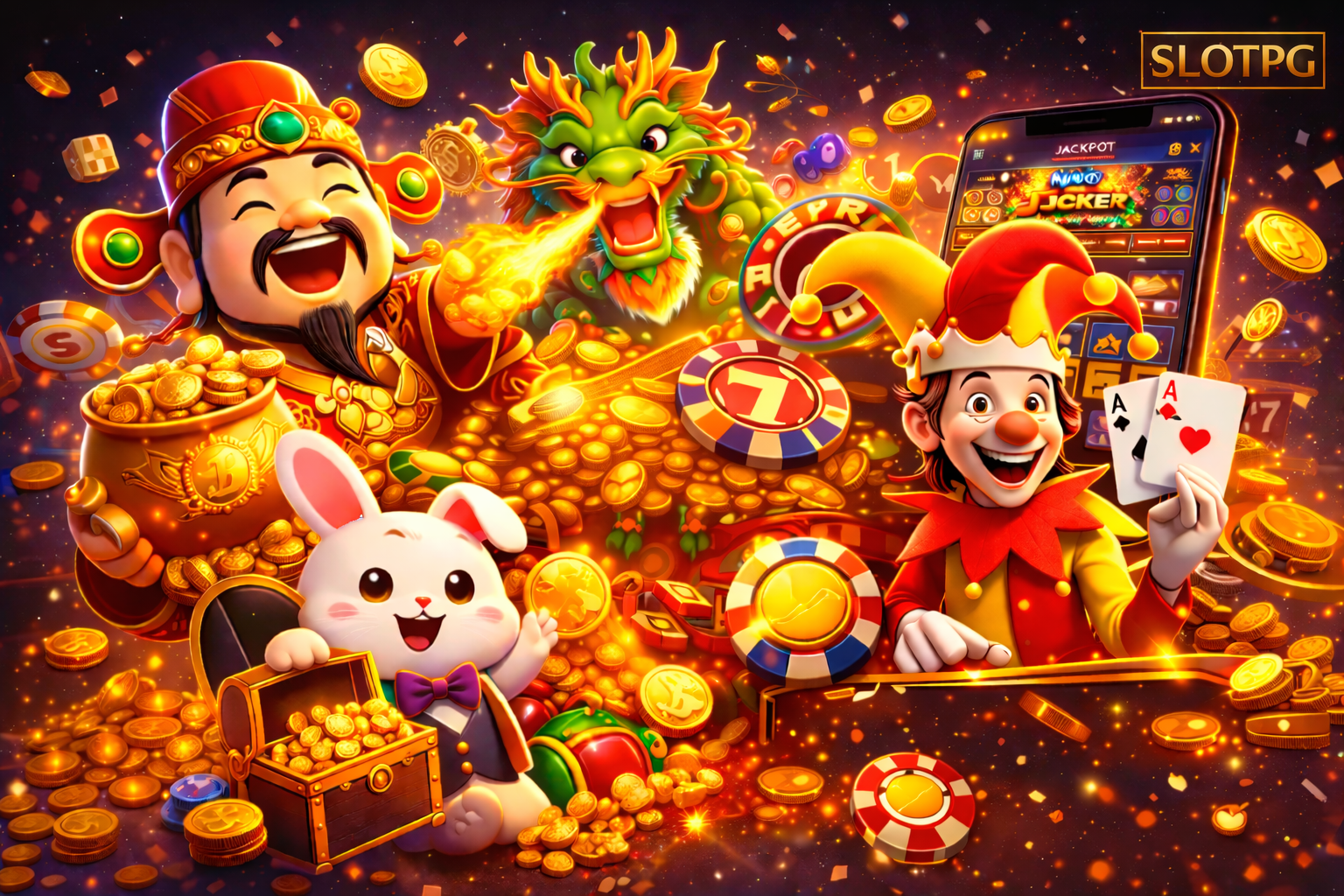 pgjoker ค่ายเกมสล็อตยอดนิยม เล่นง่าย ระบบเสถียร เว็บตรง